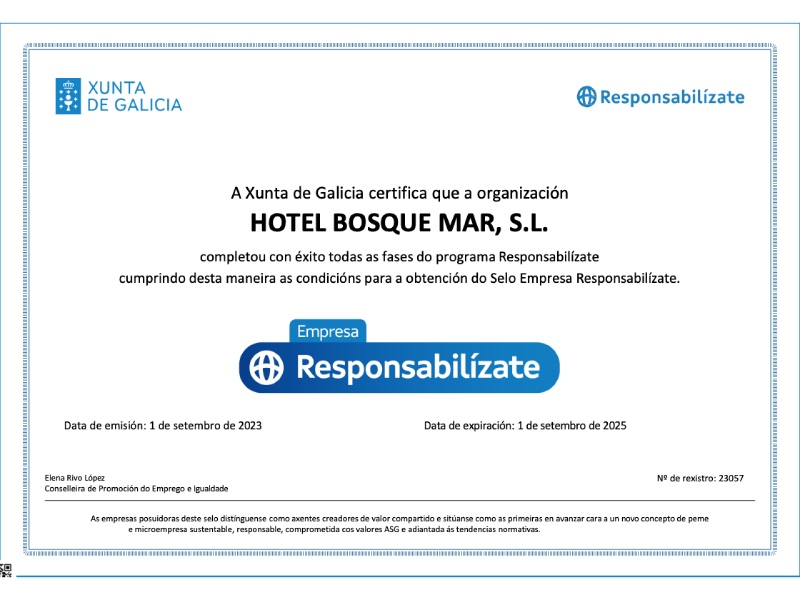 Hotel spa o grove sostenibilidad y ecologia